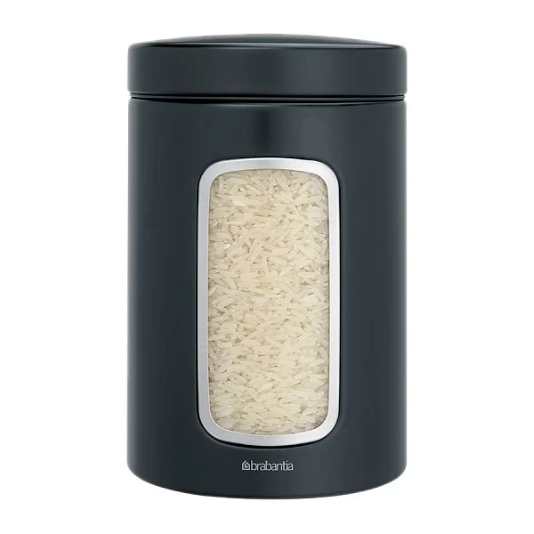 Контейнер с окном 1,4л, черный матовый, Brabantia, 333521 - изобр. 8