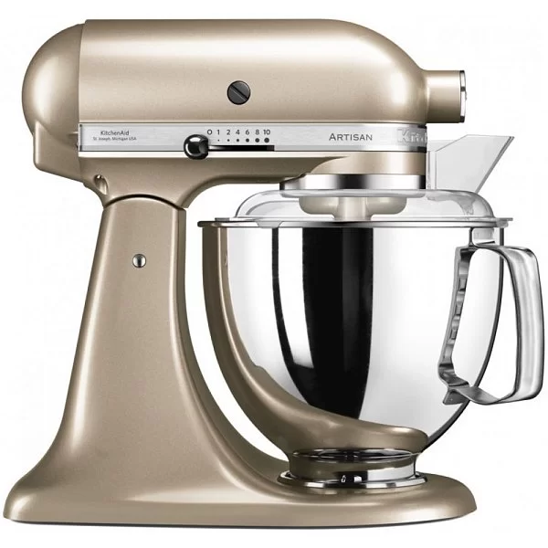 Миксер планетарный Artisan, 4,8 л, золотистый нектар, Kitchen Aid, 5KSM175PSECZ - изобр. 8