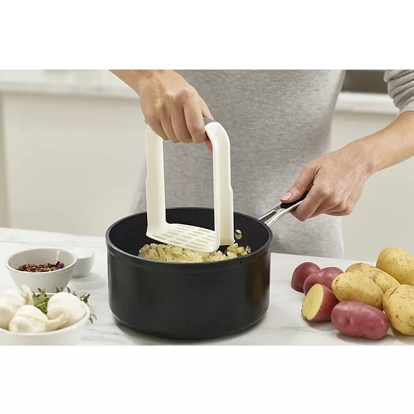 Толкушка для пюре Easy-Mash 7х16х11,9 см, полипропилен, цвет белый, Joseph Joseph, Великобритания, 20140 - изобр. 8