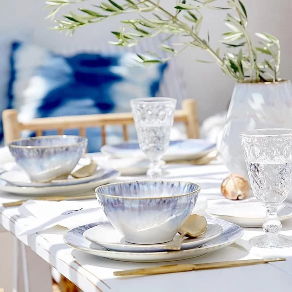 Ваза Brisa 19.5 см, керамика, цвет Salt, Costa Nova, Португалия, VAV201-SAL(VAV201-00918U) - изобр. 9