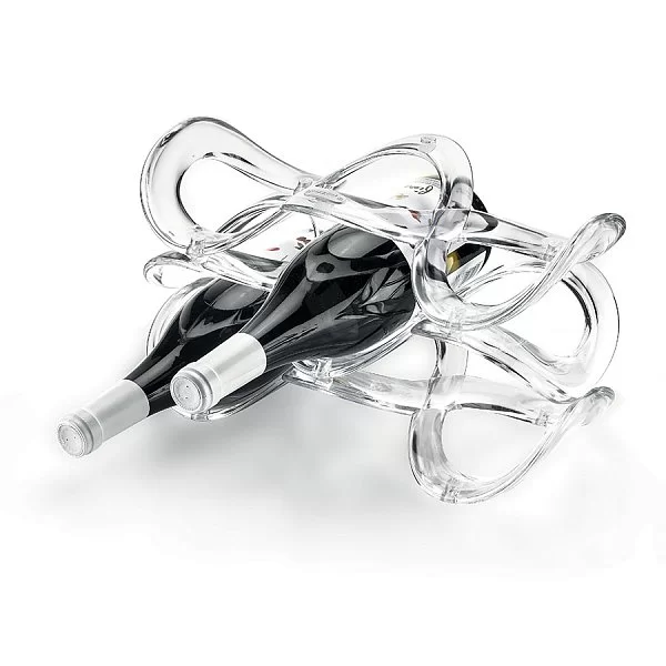 Подставка для бутылок Cuvee 32,2х10,9х16,1 см, материал полистирол, цвет прозрачный, Guzzini, Италия, 17010000 - изобр. 8