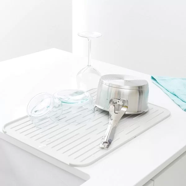 Коврик для посуды Sink Side, светло-серый, Brabantia, 117466 - изобр. 14
