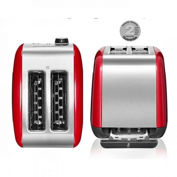 Тостер 2 хлебца, красный, Kitchen Aid, 5KMT221EER - изобр. 9