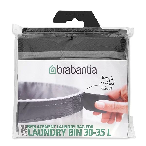 Мешок для баков для белья объем 35 л, материал хлопок, Brabantia, Бельгия, 102325 - изобр. 7