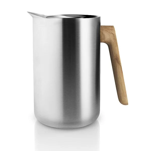 Термокувшин Nordic kitchen 1 л, 16,3x11,6x21,8 см, материал нержавеющая сталь + дерево, цвет металлик, Eva Solo, Дания, 502757 - изобр. 7