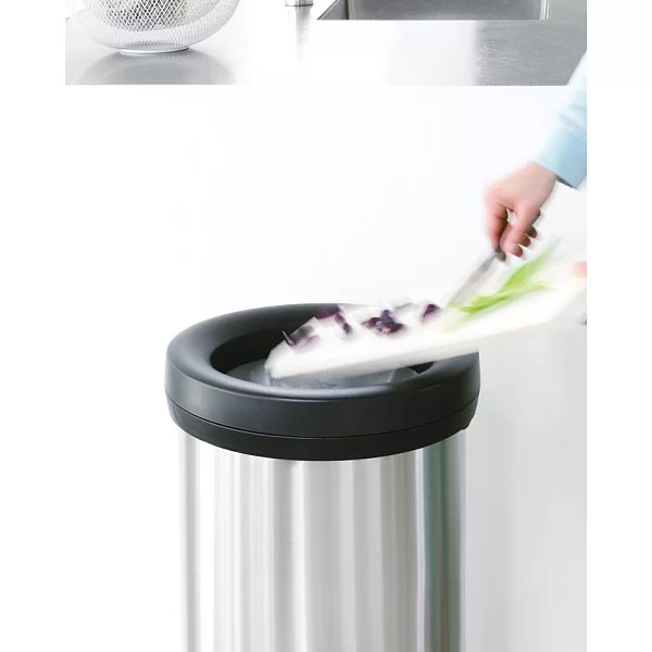 Мусорный бак открытый 60л, белый, Brabantia, 108785 - изобр. 8