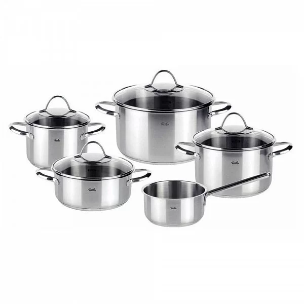 Кастрюля низкая с крышкой из нержавеющей стали Paris 2,4 л диаметр 20 см, Fissler, Германия, 212420 - изобр. 11