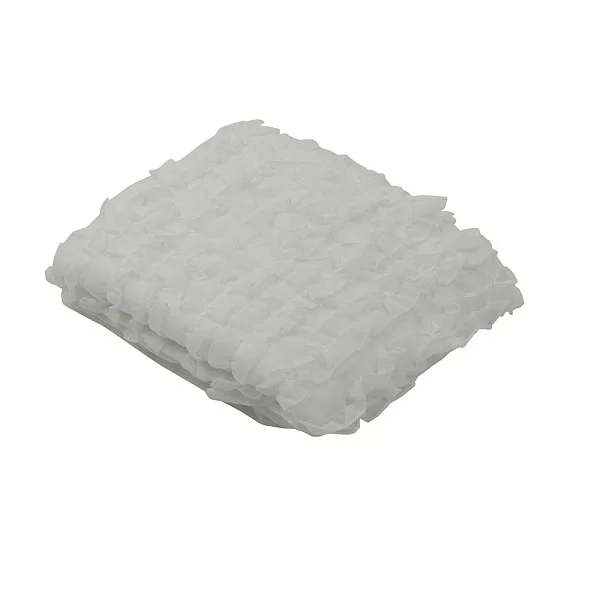 Шторка для ванной Ruffles 178х183 см, материал полиэстер, Creative Bath, США, S0892WH - изобр. 8