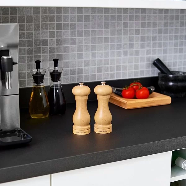 Мельница для перца Beech Capstan, высота 16,5 см, материал керамика + нержавеющая сталь, Cole&Mason, Великобритания, HA0624P - изобр. 11