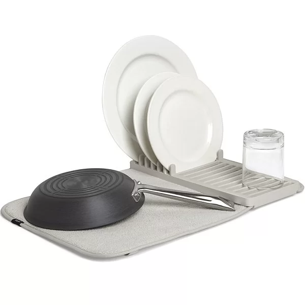 Коврик для сушки Udry mini, 50,8x2x33 см, материал микрофибра + полипропилен, цвет светло-серый, Umbra, Канада, 1004301-1220 - изобр. 9