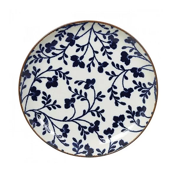 Тарелка Fleur de ligne 25 см фарфор, цвет темно-синий, Tokyo Design, Япония, 14157 - изобр. 7