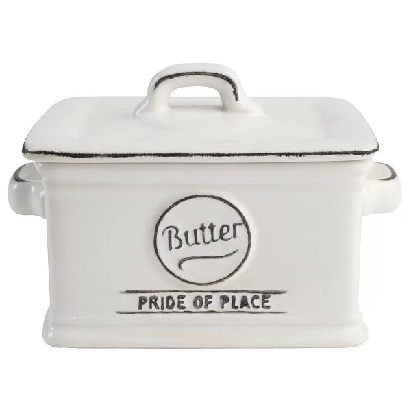 Масленка Pride of Place White, 13,5x10x9,7 см, материал керамика, цвет белый, T&G, Великобритания, 18078 - изобр. 7