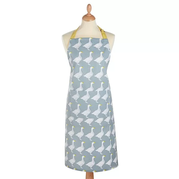 Фартук кухонный GOOSE 90x70 см, текстиль, цвет голубой + белый, Kitchen Craft, Великобритания, KCGOOSEAPRON - изобр. 7