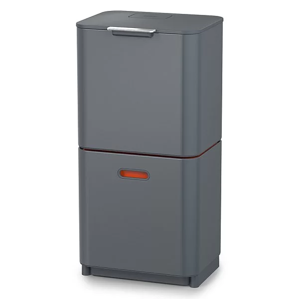 Контейнер для мусора с двумя баками Totem Max 60 л, 36,5х81х39,5 см, низкоуглеродистая сталь, цвет графит, Joseph Joseph, Великобритания, 30062 - изобр. 8
