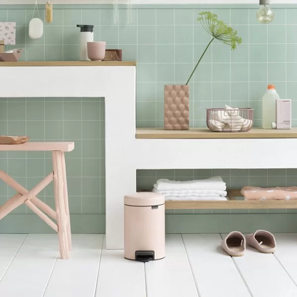 Мусорный бак с педалью NewIcon, 3л, чайная роза, Brabantia, 113109 - изобр. 10