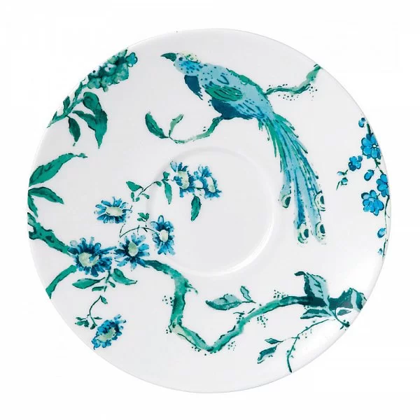 Блюдце чайное Jasper Conran Chinoiserie 18,5 см, материал фарфор, цвет белый, Wedgwood, Великобритания, 50132609548 - изобр. 7