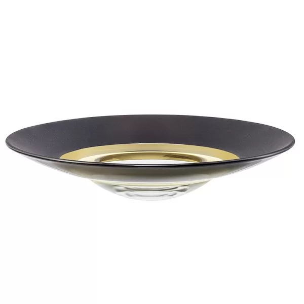 Тарелка глубокая Cosmo Gold 35x7 см, хрусталь, цвет черный + золото, Eisch, Германия, 70553735 - изобр. 7