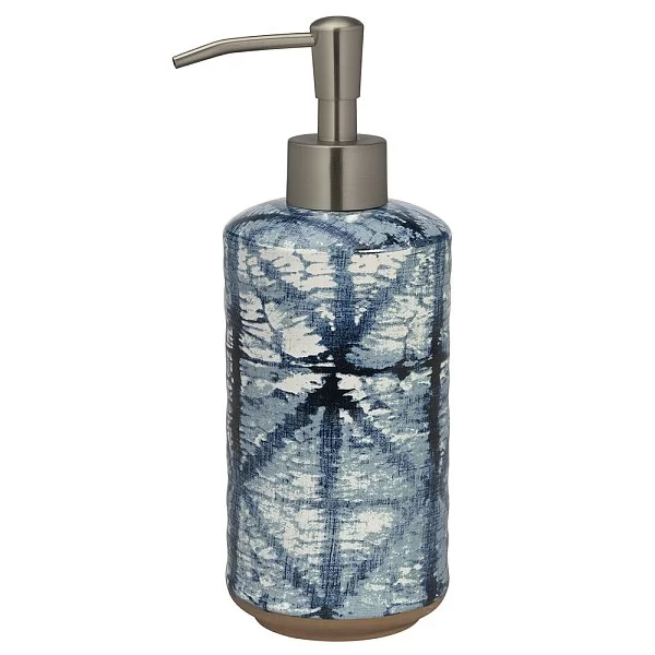 Дозатор для жидкого мыла Shibori 9х9х21 см, материал керамика, Creative Bath, США, SHB59IND - изобр. 7