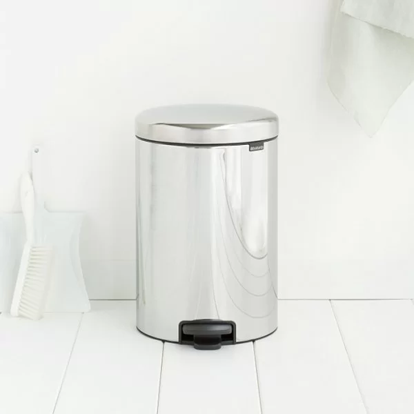 Мусорный бак с педалью NewIcon, 20л, полированная сталь, Brabantia, 113987 - изобр. 11