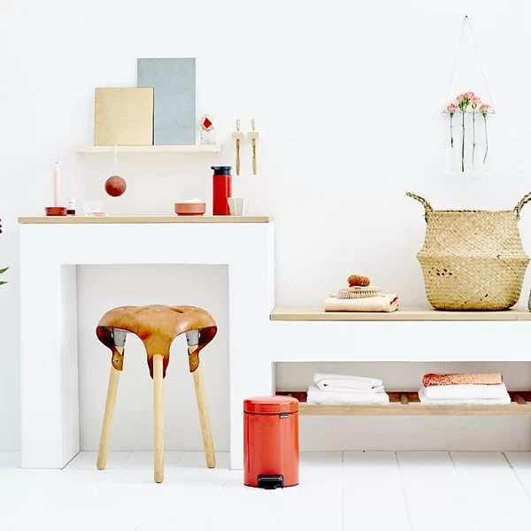 Мусорный бак с педалью NewIcon, 3л, пламенно-красный, Brabantia, 112140 - изобр. 10