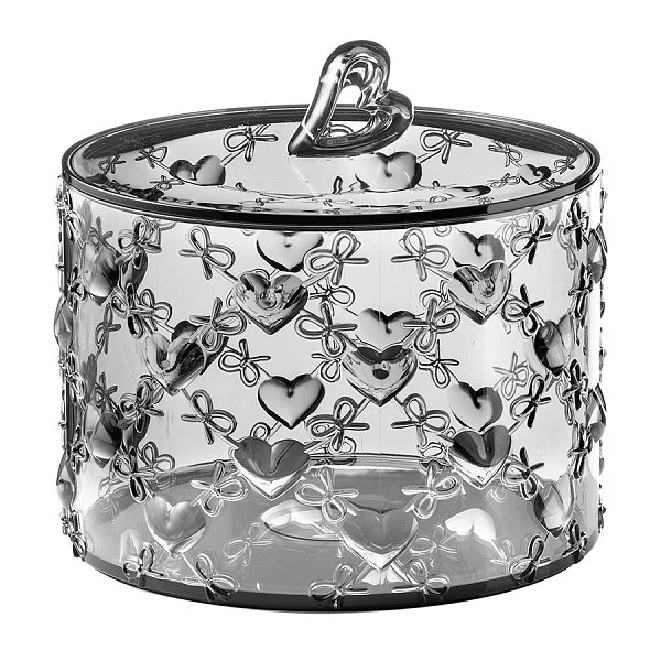 Контейнер пластиковый с крышкой Love 15,7 х 14 см, цвет серый, Guzzini, Италия, 11530092 - изобр. 7