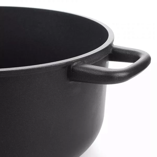 Кастрюля с антипригарным покрытием 20 см, объем 3.5 л, литой алюминий c частицами титана, Olympia, Италия, 25.20 - изобр. 11