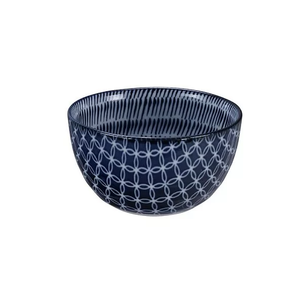 Чаша Mixed Bowls 15 см фарфор, цвет бело-синий, Tokyo Design, Япония, 16319 - изобр. 7
