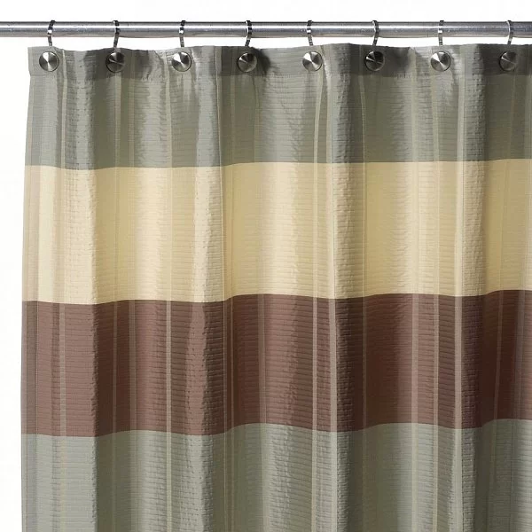 Шторка для ванной Fairfax Taupe 183x183 см, материал полиэстер, Croscill, США, 6A0-040O0-1349/273 - изобр. 8