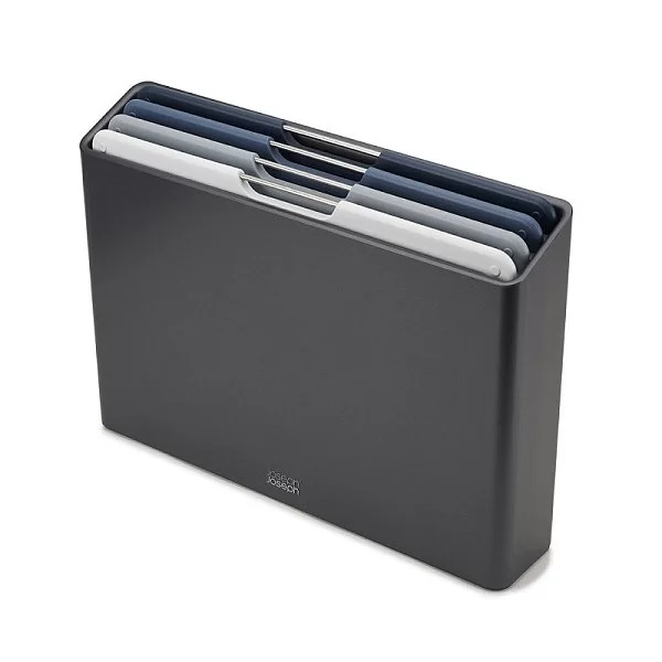 Набор из 4-х разделочных досок Folio Large 36х26х7,5 см, пластик + нержавеющая сталь, цвет графит, Joseph Joseph, Великобритания, 60184 - изобр. 7