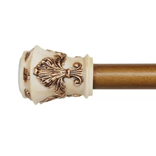 Карниз для ванной Fleur De Lis, 110-200 см, металл, Carnation Home Fashions, США, TSR-FL/02 - изобр. 9