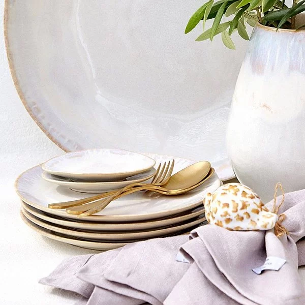 Тарелка десертная Brisa 15,4х12 см керамика, цвет Salt, Costa Nova, Португалия, GOP161-SAL(GOP161-00918R) - изобр. 8