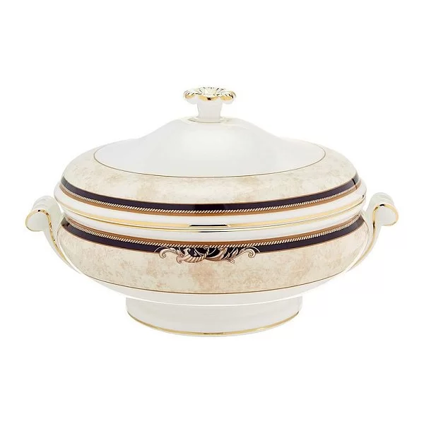 Блюдо для овощей с крышкой Cornucopia 32x25 см, материал фарфор, Wedgwood, Великобритания, 50135806139 - изобр. 7