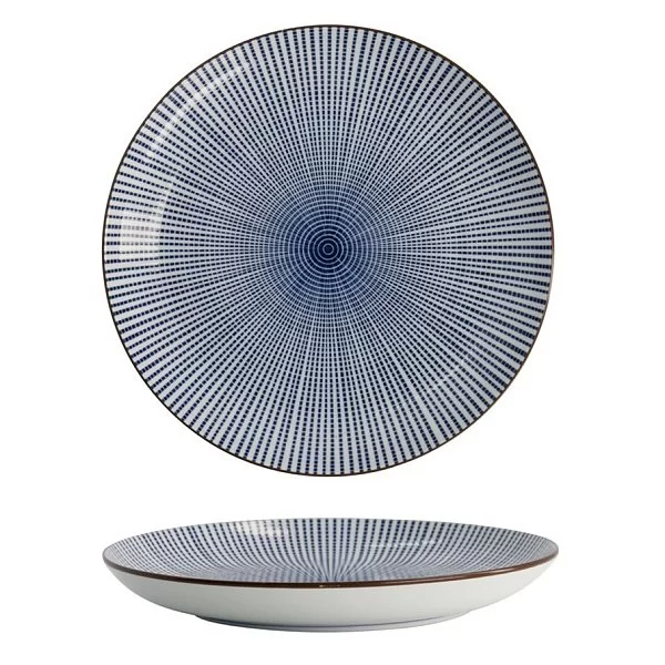 Тарелка Sendan 21,5 см фарфор, цвет синий, Tokyo Design, Япония, 2573 - изобр. 8