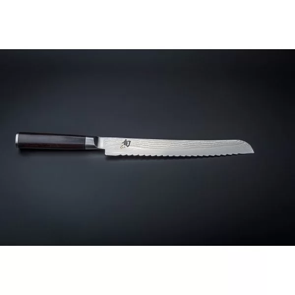 Нож для хлеба Shun Classic длина лезвия 24,1 см, сталь VG-MAX в обкладках из дамаска, Kai, Япония, KAI-DM-0705 - изобр. 12
