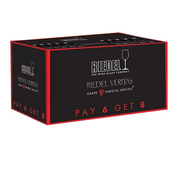 Набор бокалов для красного вина Cabernet/Merlot 625 мл, хрусталь, 8 шт, Veritas, Riedel, 7449/0 - изобр. 12