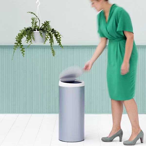 Мусорный бак Flip Bin 30л, мятный металлик, Brabantia, 106880 - изобр. 14