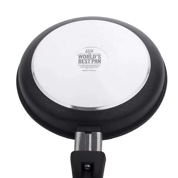 Сковорода 24 см с антипригарным покрытием высота 4 см, фиксированная ручка, НЕиндукционная, AMT Gastroguss, Германия, AMT424FIX - изобр. 9