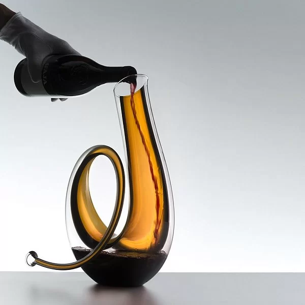 Декантер для вина Horn 2,5 л, хрусталь, ручная работа, Riedel, Австрия, 2014/02 - изобр. 9