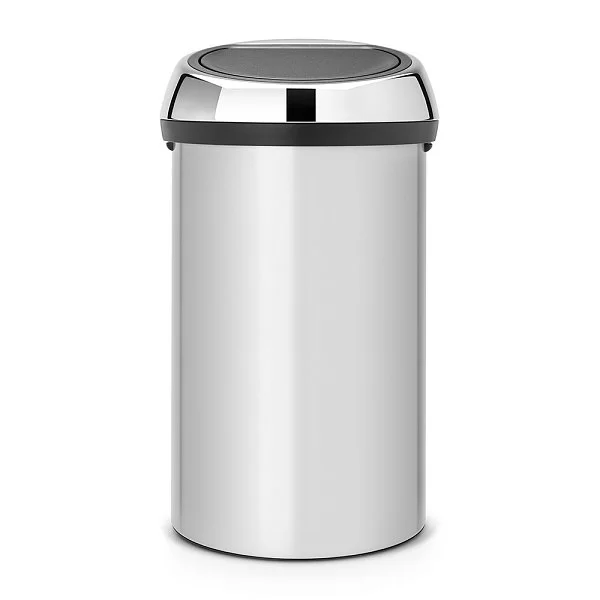 Мусорный бак Touch Bin 60л, серый металлик, Brabantia, 402425 - изобр. 7