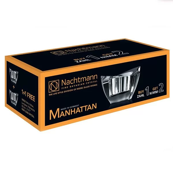 Набор подсвечников Manhattan 2 шт, 8х8 см, хрусталь, Nachtmann, 90032 - изобр. 8