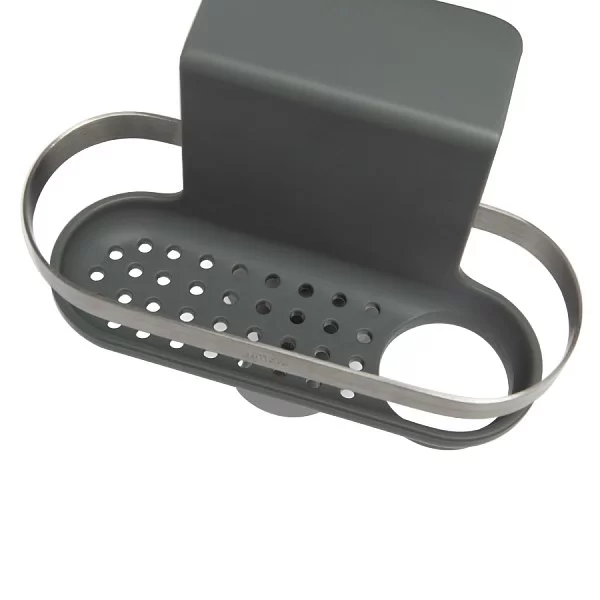 Органайзер для раковины Holster 14х9х14 см, цвет серый, материал пластик + нержавеющая сталь, Umbra, Канада, 1011291-149 - изобр. 12