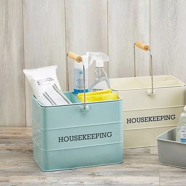 Набор для уборки Living Nostalgia, 33х21 см, цвет голубой, металл, Kitchen Craft, Великобритания, LNHKEEPBLU - изобр. 8