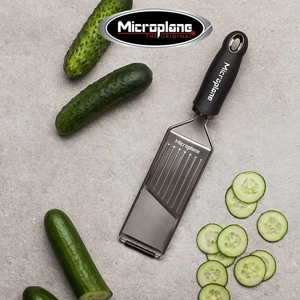 Слайсер Gourmet материал нержавеющая сталь + резина, цвет черный, Microplane, США, 45044 - изобр. 8