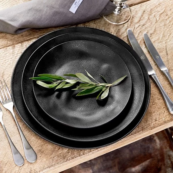 Тарелка обеденная Riviera 27 см материал керамика, цвет черный, Costa Nova, Португалия, NAP275-VC7126 - изобр. 8