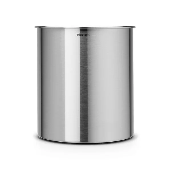 Корзина для бумаг 7л, стальной матовый, Brabantia, 311888 - изобр. 7