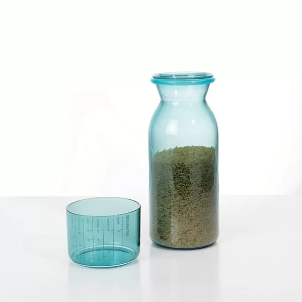 Банка с мерным стаканом 1,3л, мятный, Brabantia, 290183 - изобр. 11