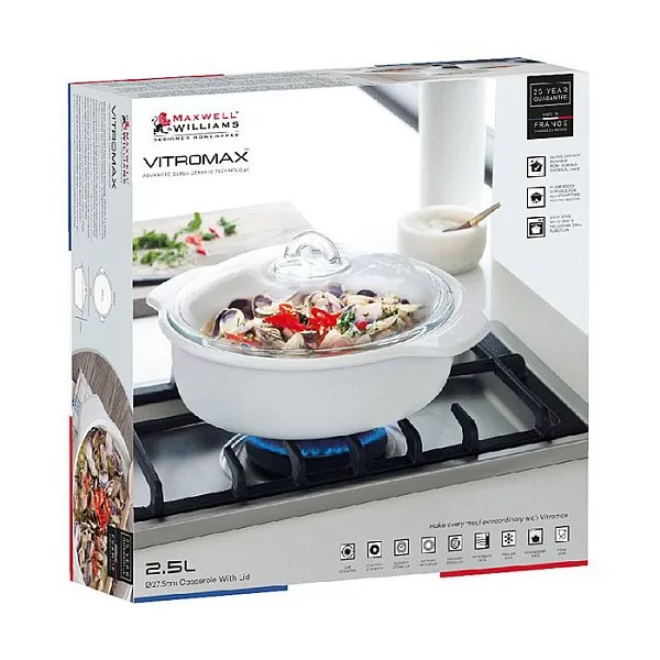 Кастрюля из стеклокерамики Vitromax, 2,5л, Maxwell & Williams, MW852-FJ0002 - изобр. 8