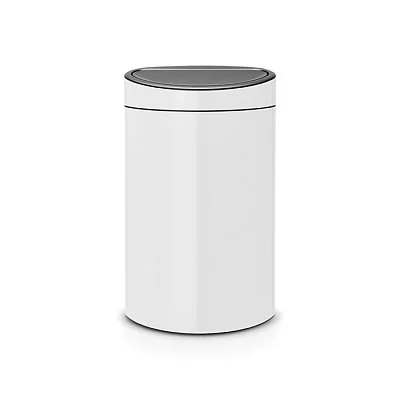 Мусорный бак 2-х секционный Touch Bin Bo объем 30 + 30 л, 54,5x31,2x65,6 см, нержавеющая сталь, цвет минерально-серый, Brabantia, Бельгия, 221460 - изобр. 50