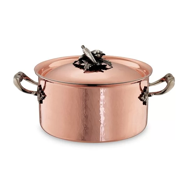 Кастрюля с декорированной крышкой Opus Cupra, объем 1,5 л, медь + нержавеющая сталь, Ruffoni, CR16 Ruffoni - изобр. 7