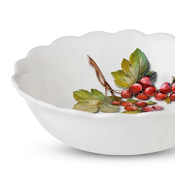 Глубокая тарелка Frutti di Bosco 20,5 см, керамика, Nuova Cer, Италия, 7410/3-FBO - изобр. 9